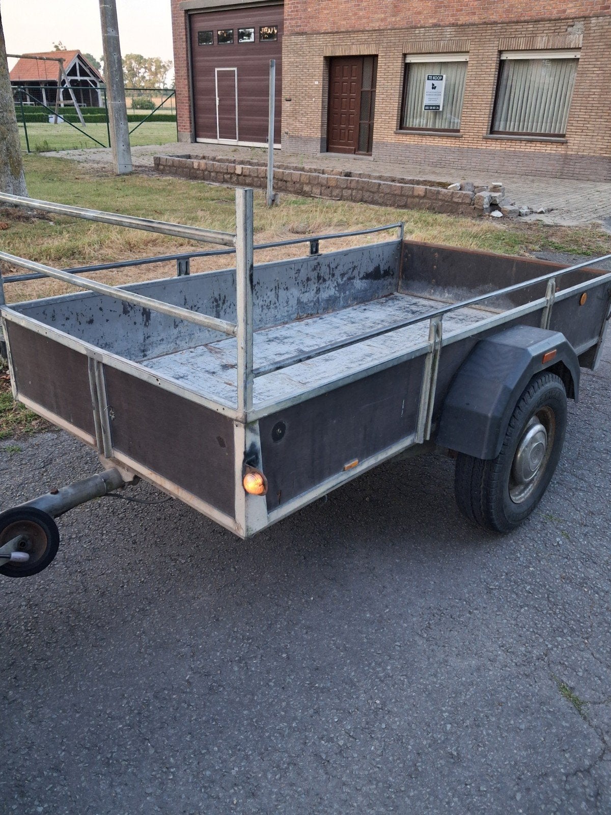 Oersterke, degelijke Saris enkelas 750kg 256cm x 130cm, Enlèvement