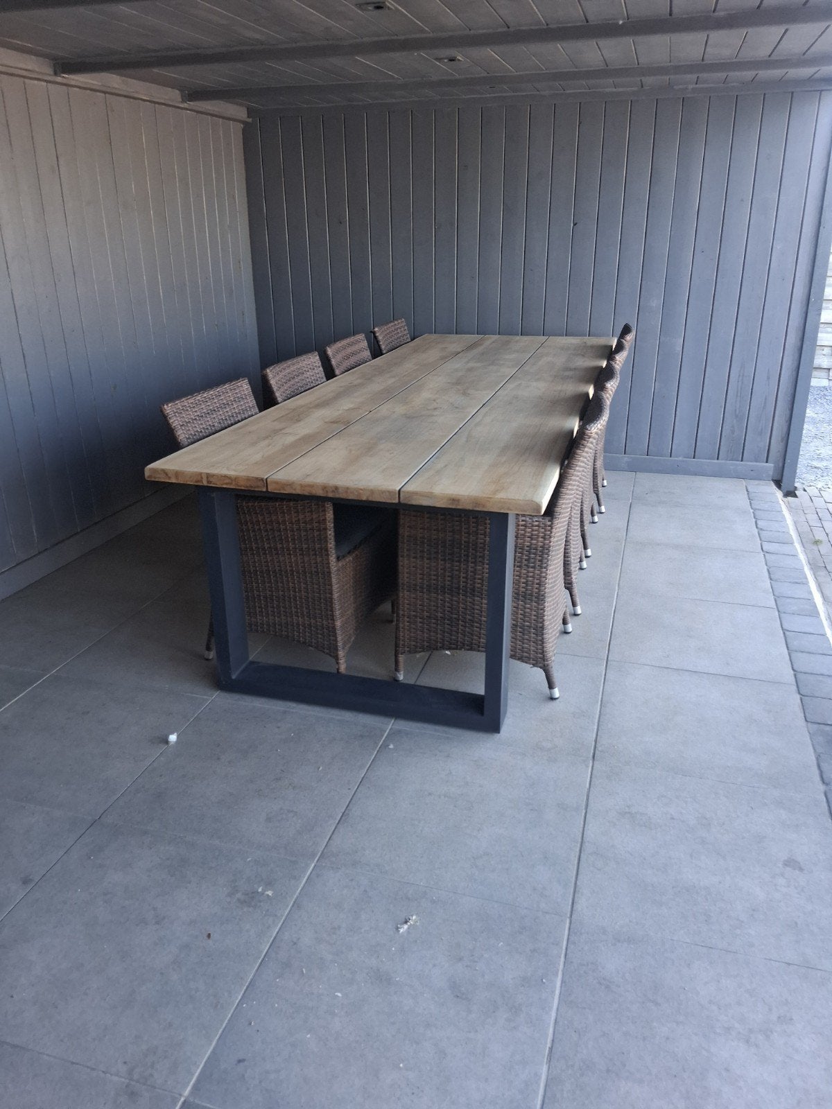 tuintafel met stoelen, Dieren en Toebehoren, Ophalen