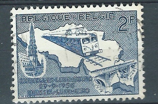 BELGIQUE, Enlèvement ou Envoi, Affranchi, Oblitéré