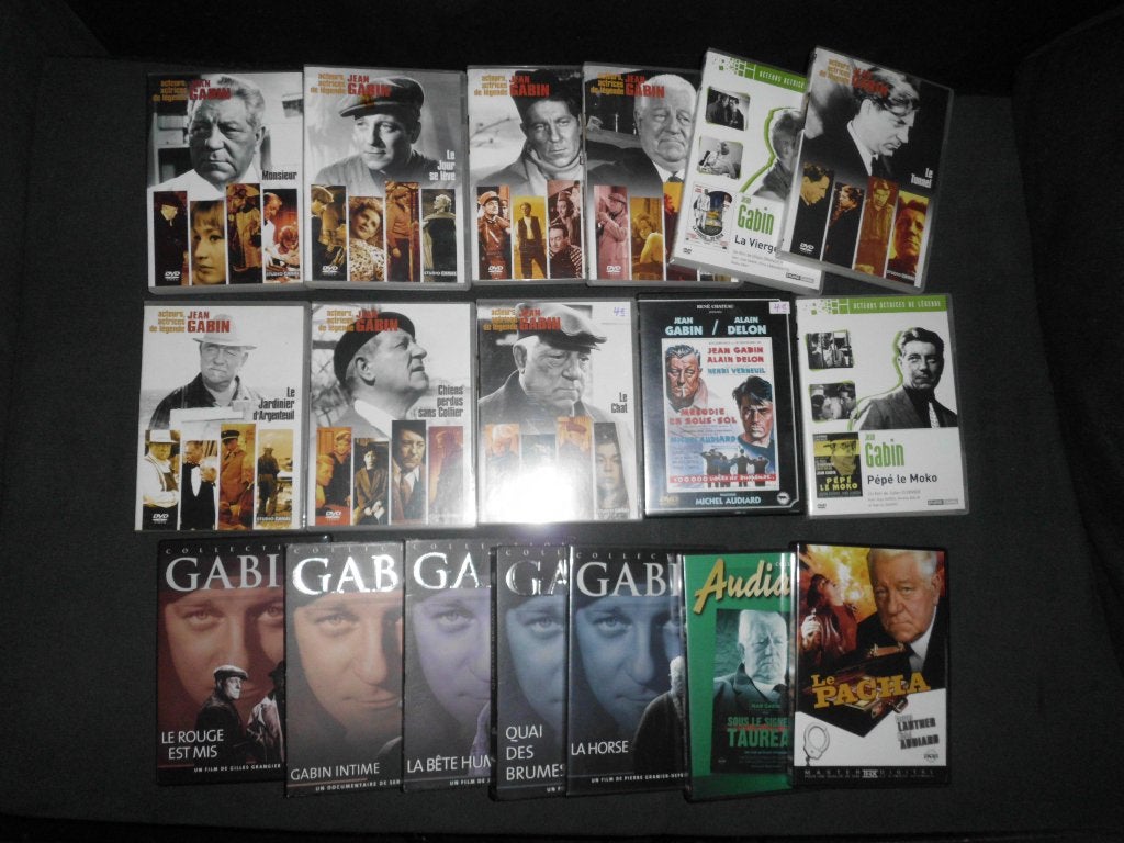 lot dvd 'jean gabin", CD & DVD, DVD | Aventure, À partir de 12 ans, Enlèvement ou Envoi, Utilisé