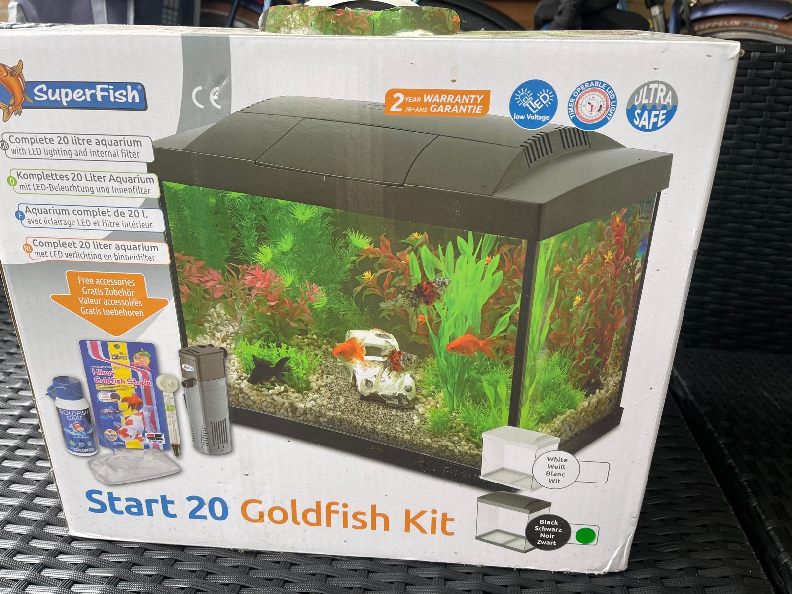 Aquarium beginner, Dieren en Toebehoren, Vissen | Aquaria en Toebehoren, Ophalen, Inclusief toebehoren, Gebruikt, Filter