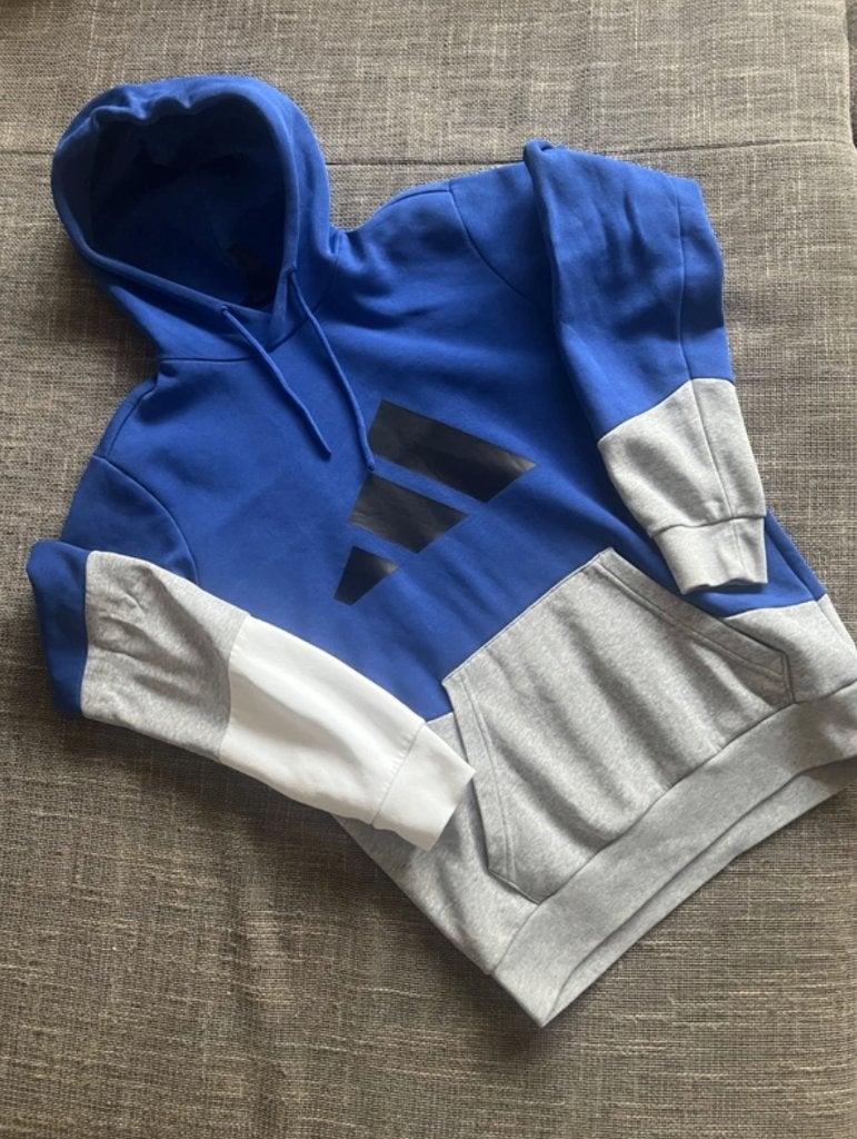 Hoodie Adidas, Kleding | Heren, Truien en Vesten, Blauw, Ophalen of Verzenden, Zo goed als nieuw, Adidas