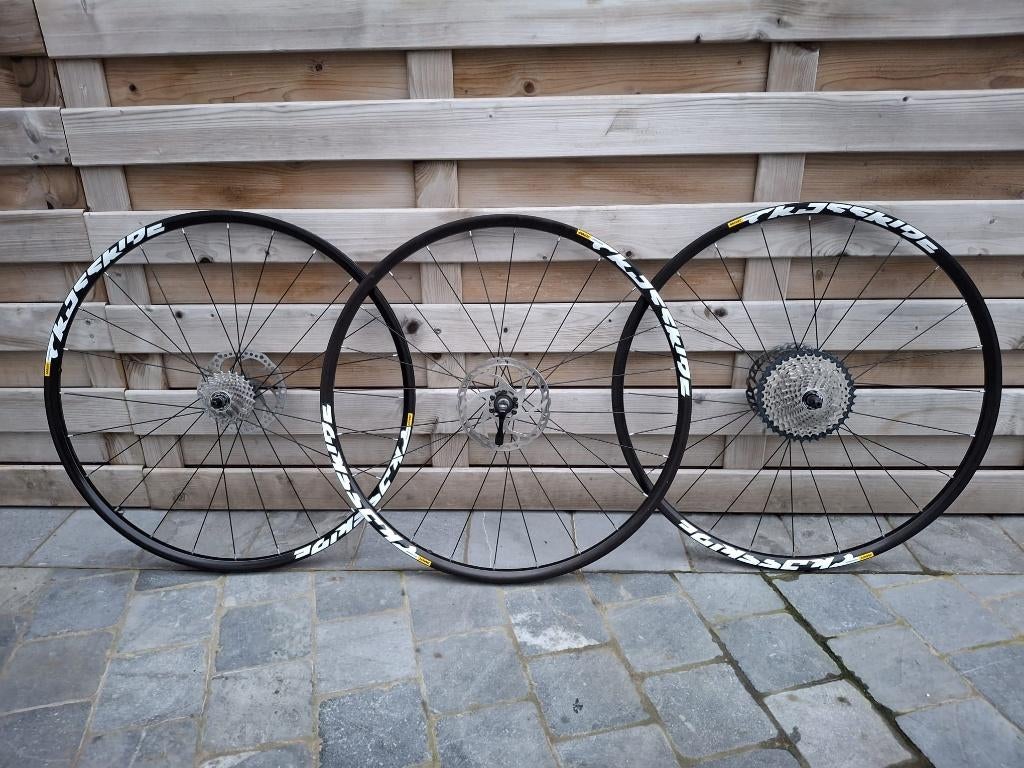 Mavic crossride wielen, Fietsen en Brommers, Fietsonderdelen, Ophalen