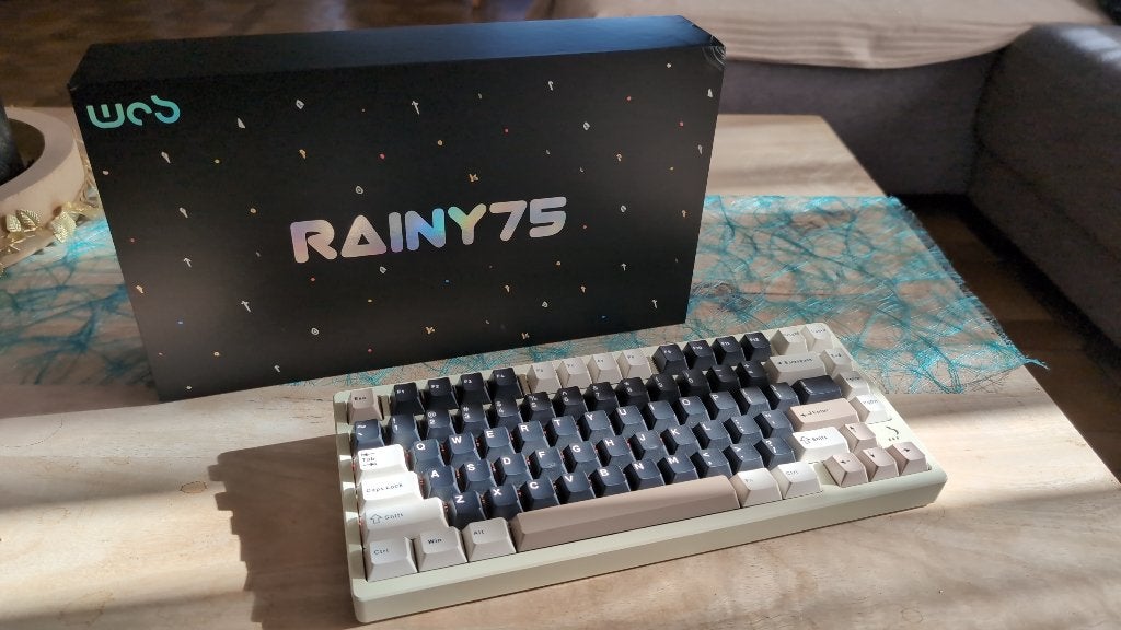 Rainy 75 Keyboard - WOBKEY, Computers en Software, Hot-swappable, Ophalen of Verzenden, Zo goed als nieuw, Draadloos