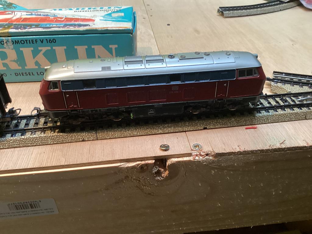 Marklin 3075 en 3 silberlingen, Wisselstroom, Ophalen of Verzenden, Analoog, Märklin