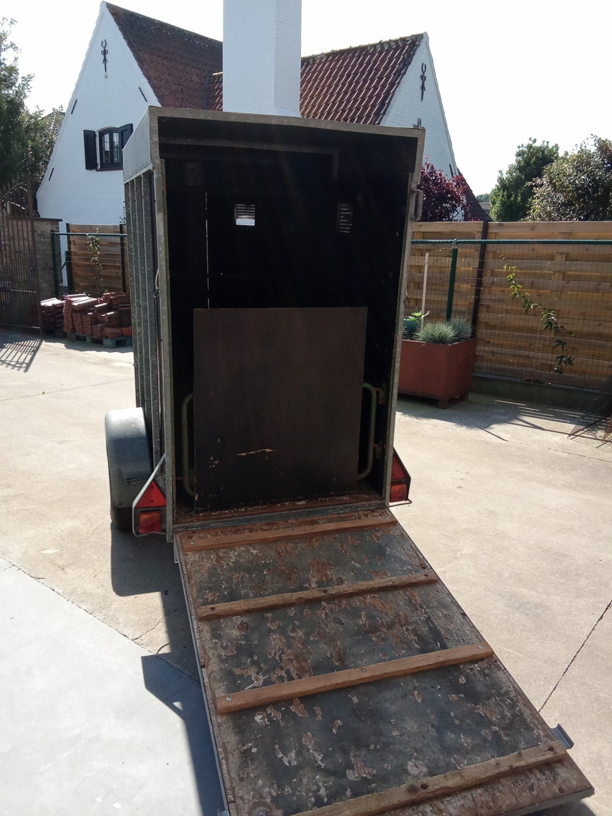 Aanhangwagen, Ophalen