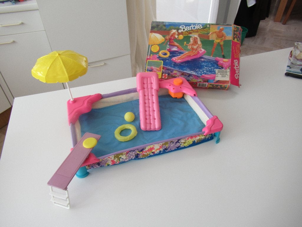 Piscine Barbie, Enlèvement ou Envoi, Utilisé, Accessoires