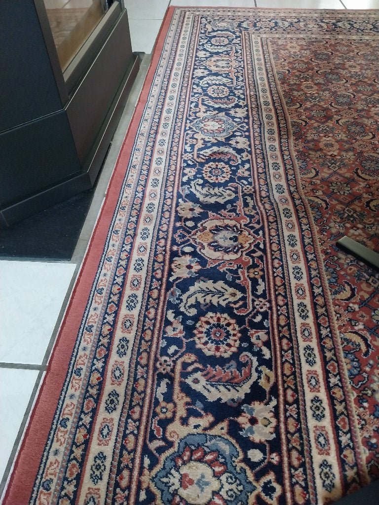Dwalabad tapijt 100% zuivere scheerwol, Ophalen, Gebruikt, Klassiek, Blauw