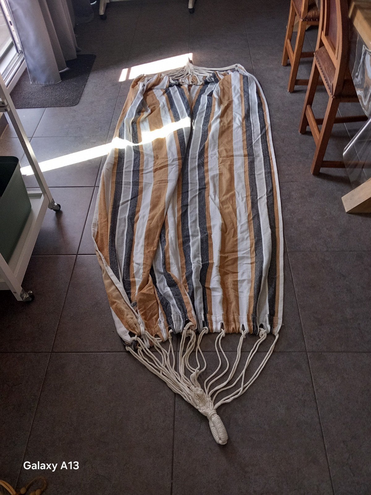 hangmat, enkel het doek., Jardin & Terrasse, Hamacs, Enlèvement, Comme neuf, Une personne, Pliable