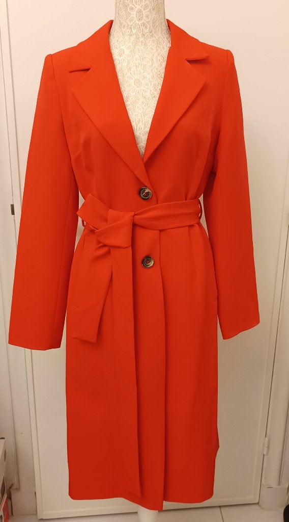 CTN collection trench/dress. Size 40, Kleding | Dames, Maat 38/40 (M), Nieuw, Oranje, Ophalen of Verzenden