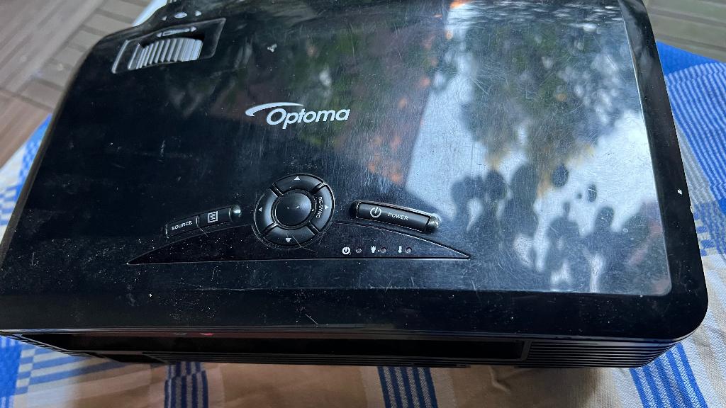 Optoma HD beamer: defecte DLP, voor hobbyist, Audio, Tv en Foto, Ophalen, DLP, Optoma, Full HD (1080)