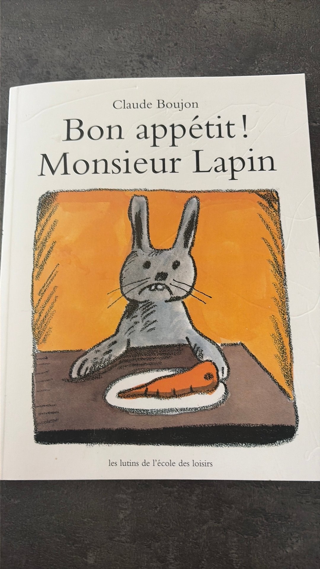 Bon appétit! Monsieur Lapin, Ophalen, Zo goed als nieuw