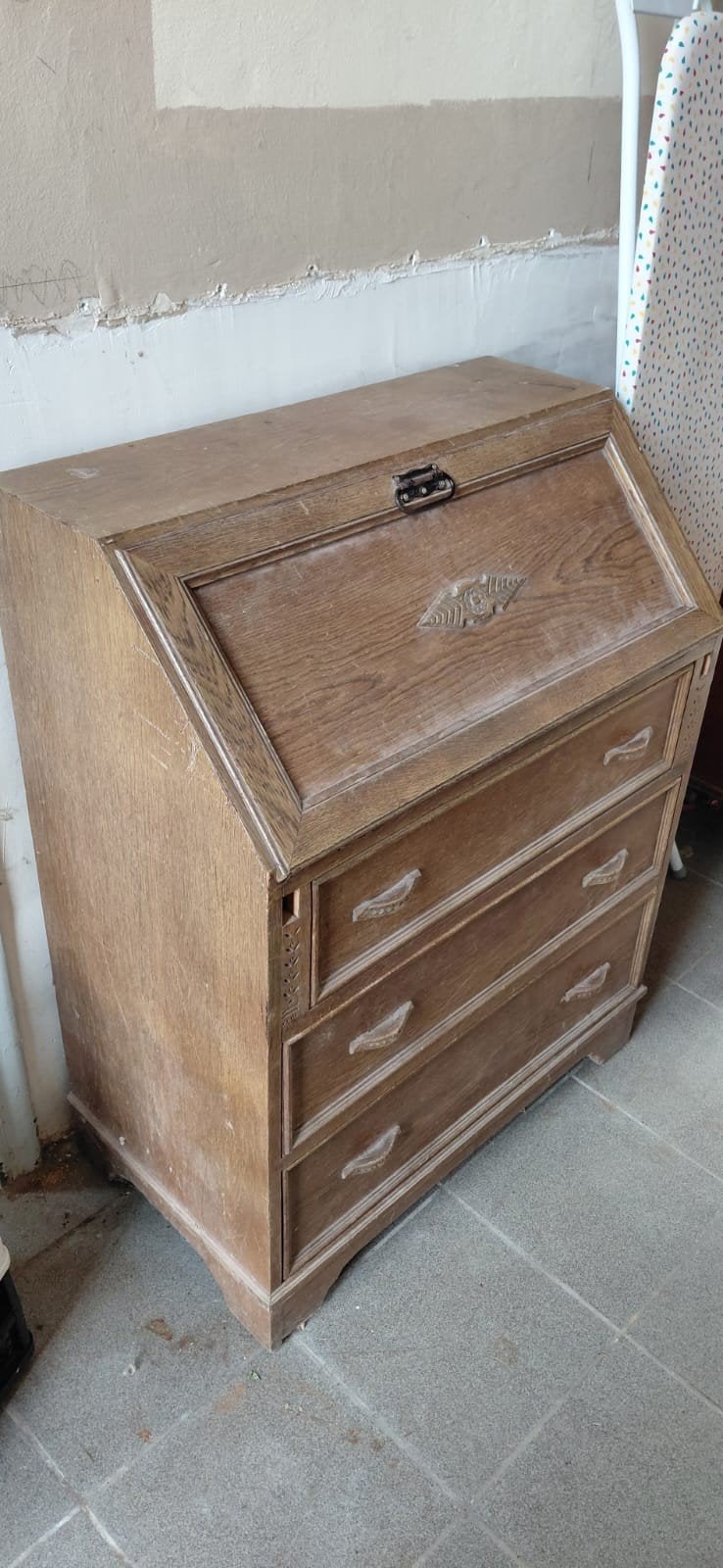 Meuble secrétaire ancien, Maison & Meubles, Armoires | Secrétaires, Enlèvement