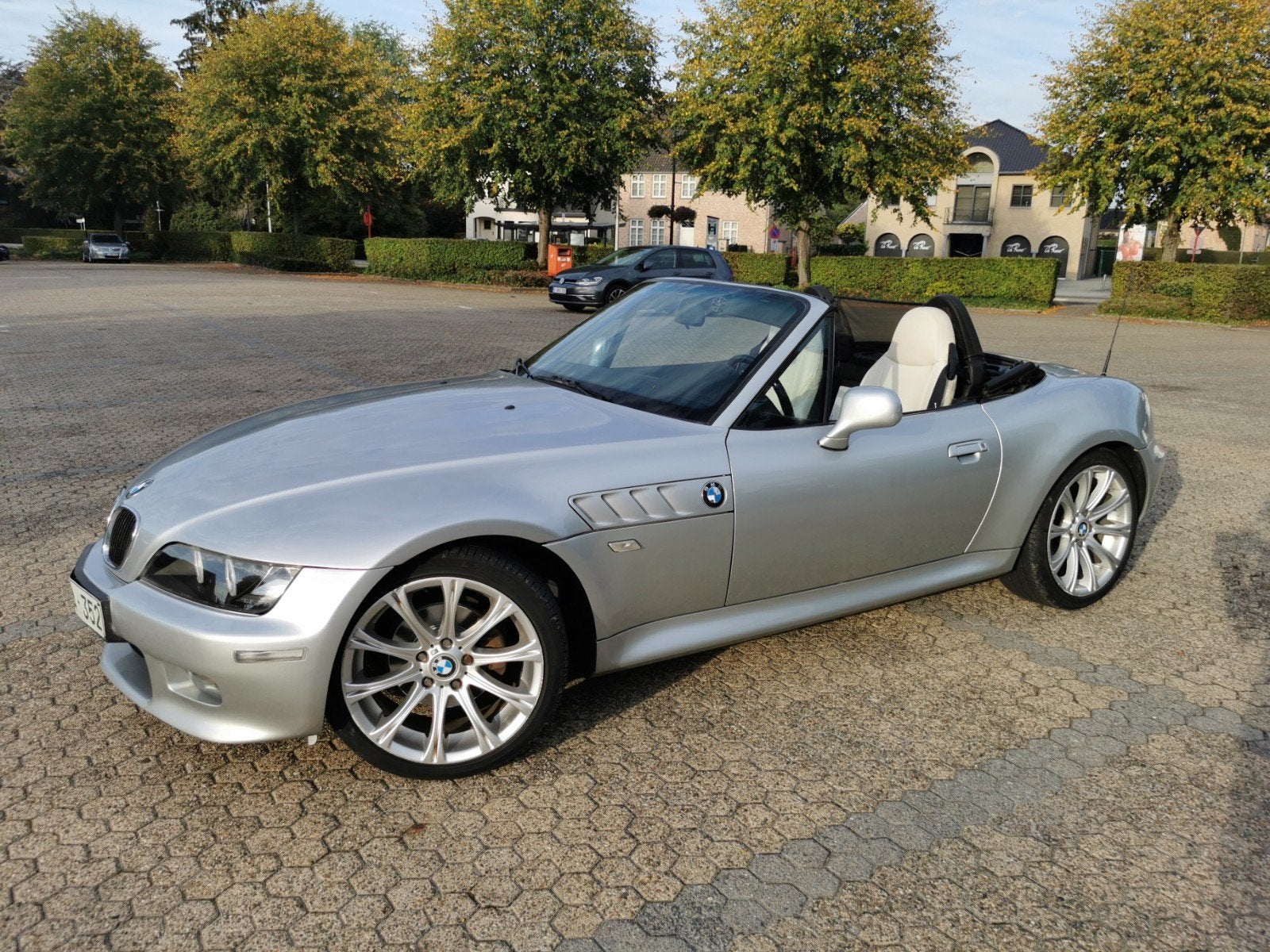 Bmw Z3 2,8i 24 V Widebody 154 550 km de garantie, Autos, Argent ou Gris, Entreprise, Boîte manuelle, 2 portes