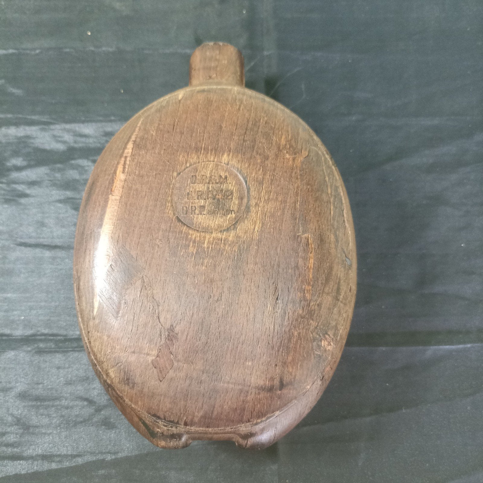 Duitse WW2 Veldfles (M31) – "Kokosnoot" Pressstoff (1941/194, Verzamelen, Ophalen of Verzenden