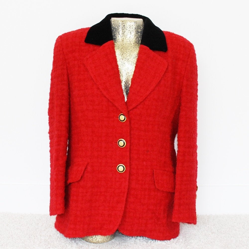 Magnifique veste Jean Claire (taille 40) - 24€ 40, -, Rouge, Taille 38/40 (M), Comme neuf, Jean Claire