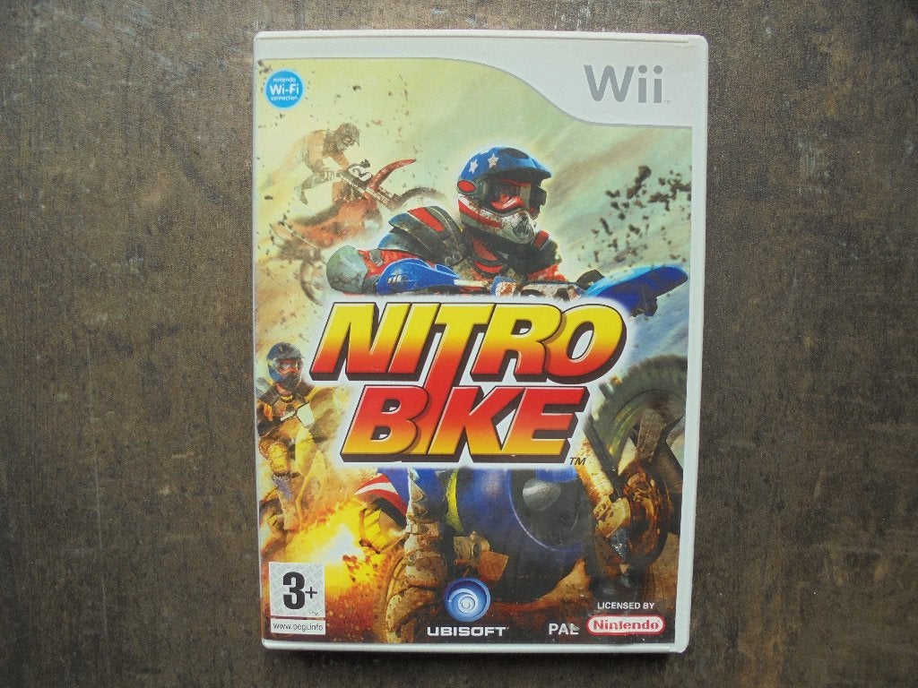 Nitrobike voor Wii (zie foto's), Consoles de jeu & Jeux vidéo, Enlèvement ou Envoi, 1 joueur, Course et Pilotage, Utilisé