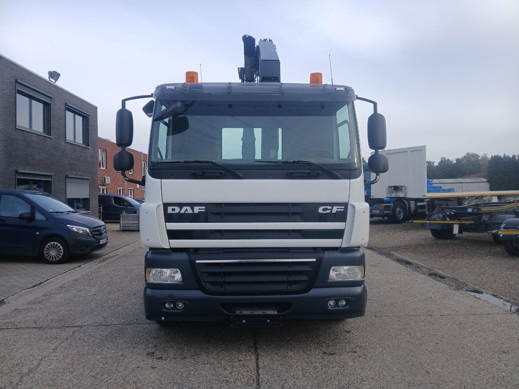 DAF CF 85 410 containersysteem kraan met 323000km, Euro 5, Achat, Entreprise, 2 places