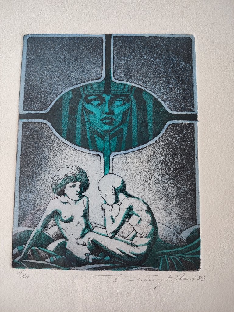 Handgetekend Danny Bloes '80. Beperkte oplage genummerd 1/10, Antiek en Kunst, Dagelijks leven, 1950 - 1999, Ophalen of Verzenden