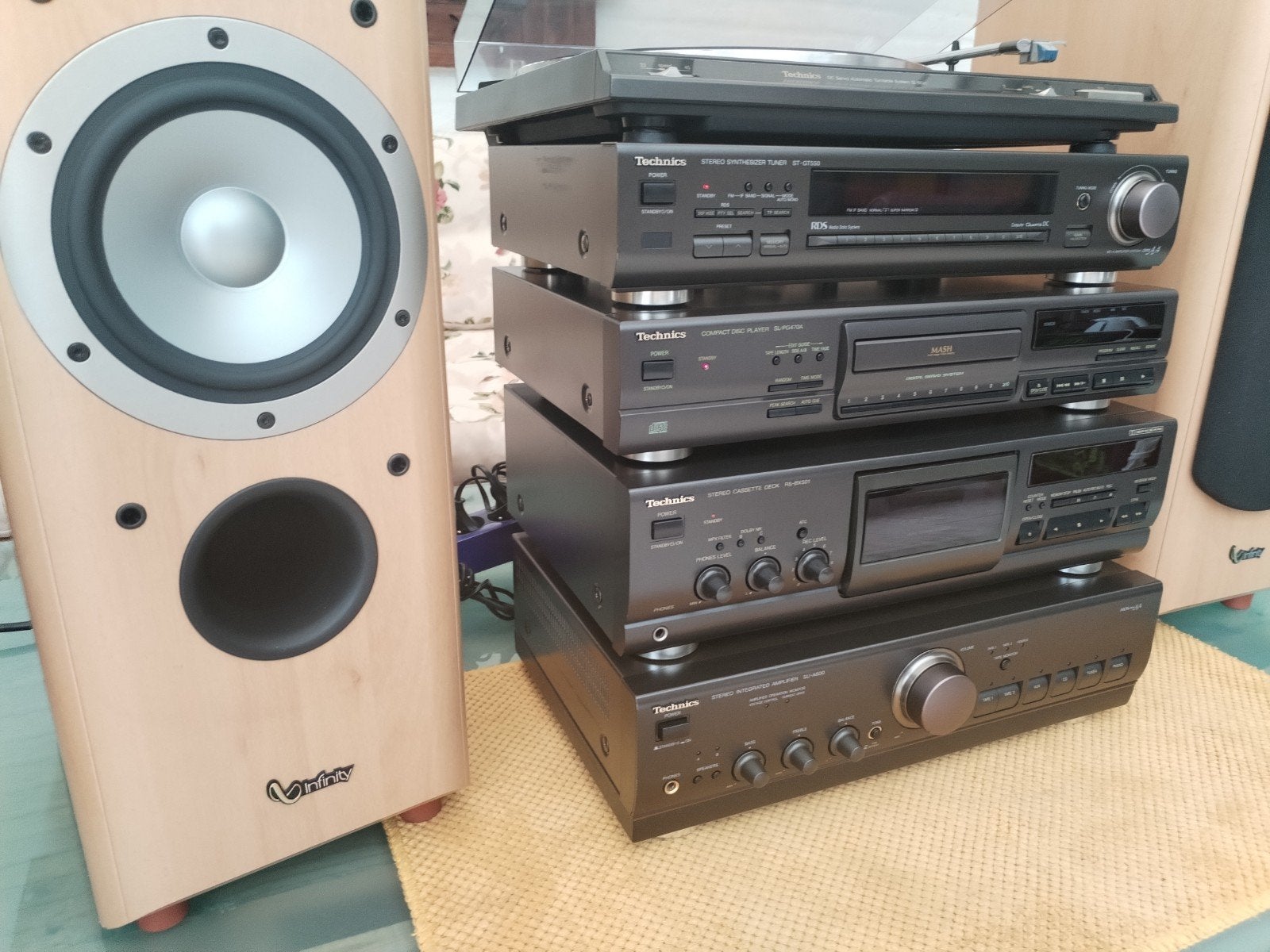 technics stereo set, Ophalen