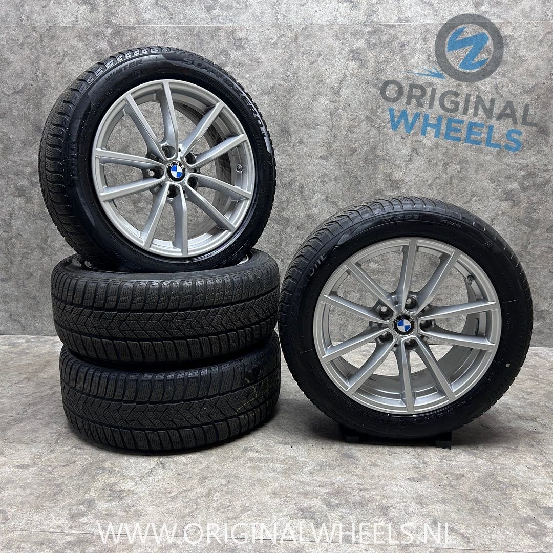 17 inch originele velgen + winterbanden BMW 3 serie 778, Auto-onderdelen, Gebruikt, -, -, Banden en Velgen