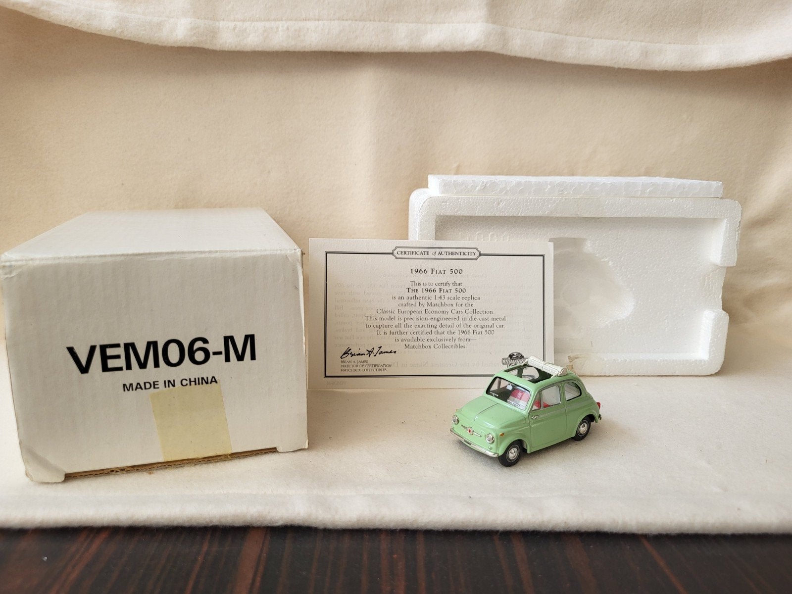 Dinky Matchbox VEM06-M 1966 Fiat 500cc, Ophalen of Verzenden, Matchbox