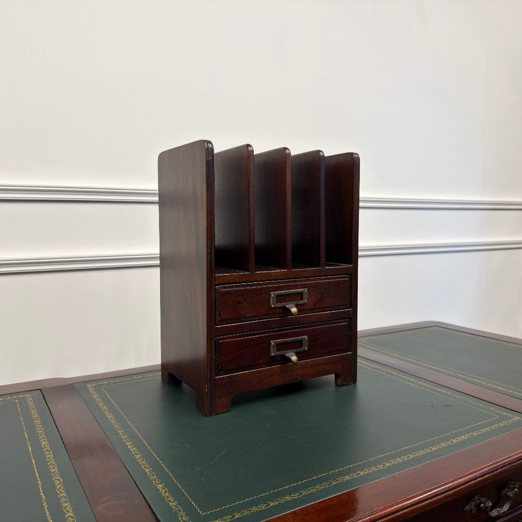 Klassiek Engelse Bureau Organizer, Antiek en Kunst, Ophalen of Verzenden