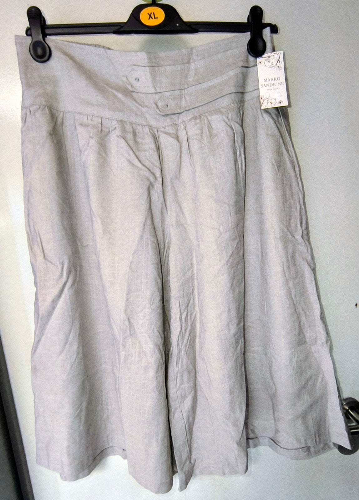 Losse korte broek, Kleding | Dames, Grote Maten, Beige, Marko & Sandrine, Nieuw, Ophalen of Verzenden