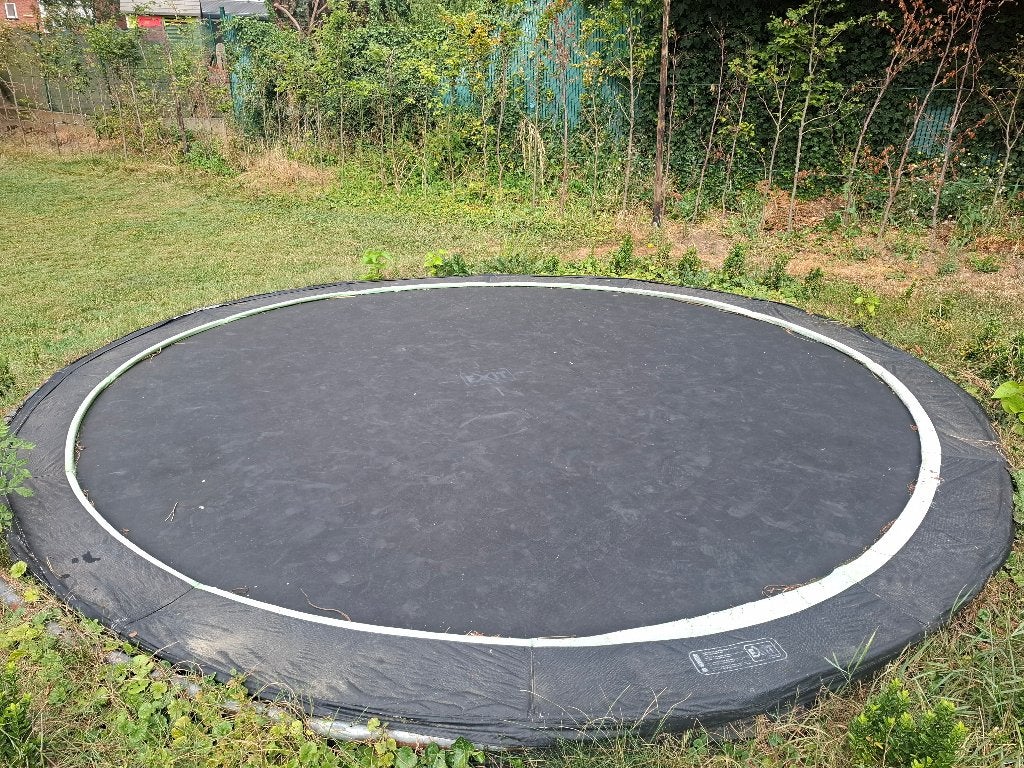 Trampoline, Kinderen en Baby's, Speelgoed | Buiten | Trampolines, Ophalen, Gebruikt