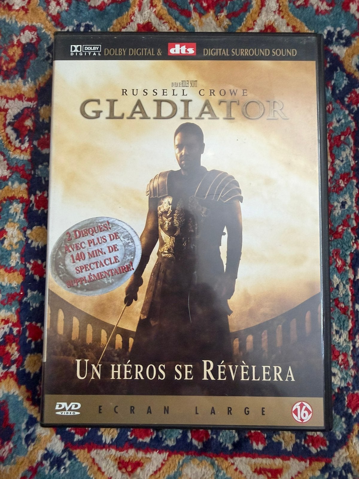 ️ DVD Gladiator Collector (2 DVD) – Zéro Wi-Fi, 100% Culte, Enlèvement ou Envoi, Comme neuf, Édition spéciale
