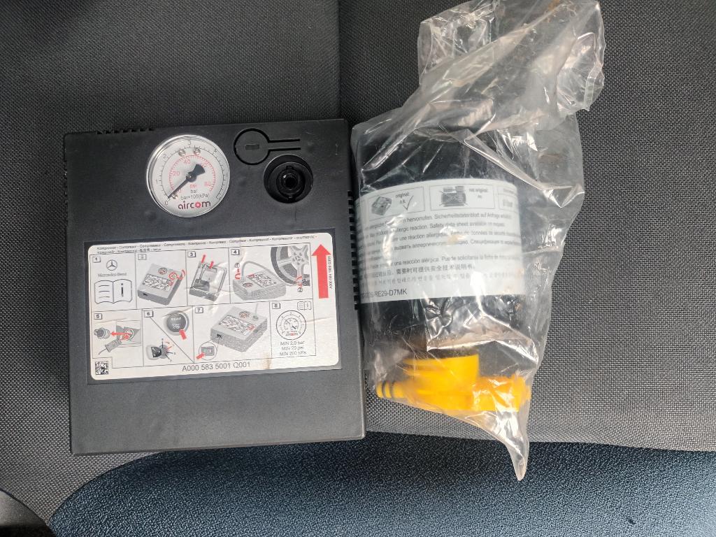 Kit anticrevaison neuf gonfleur + recharge crevaison, Auto diversen, Autogereedschap, Ophalen, Nieuw