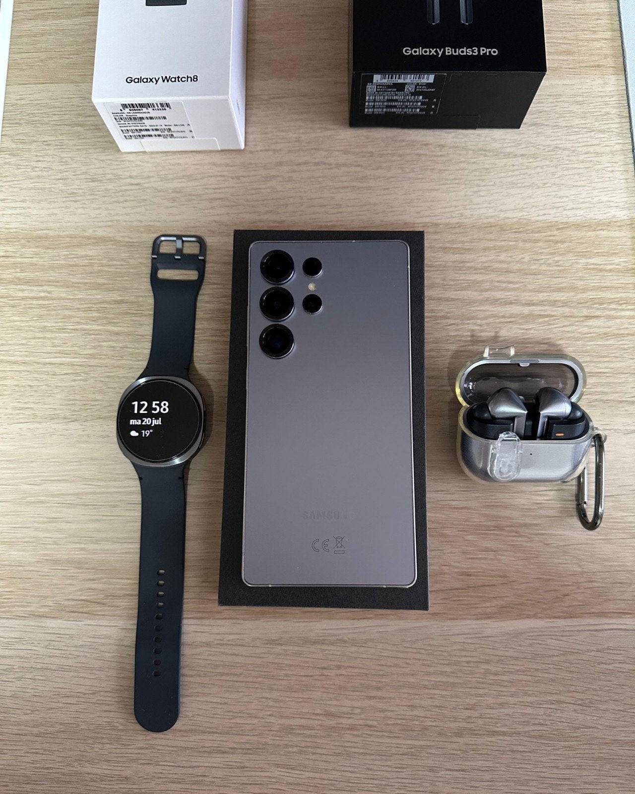 Samsung S25 Ultra 512gb - Watch 8 44mm - Galaxy buds 3 pro, 512 GB, Ophalen of Verzenden, Zo goed als nieuw, Android OS