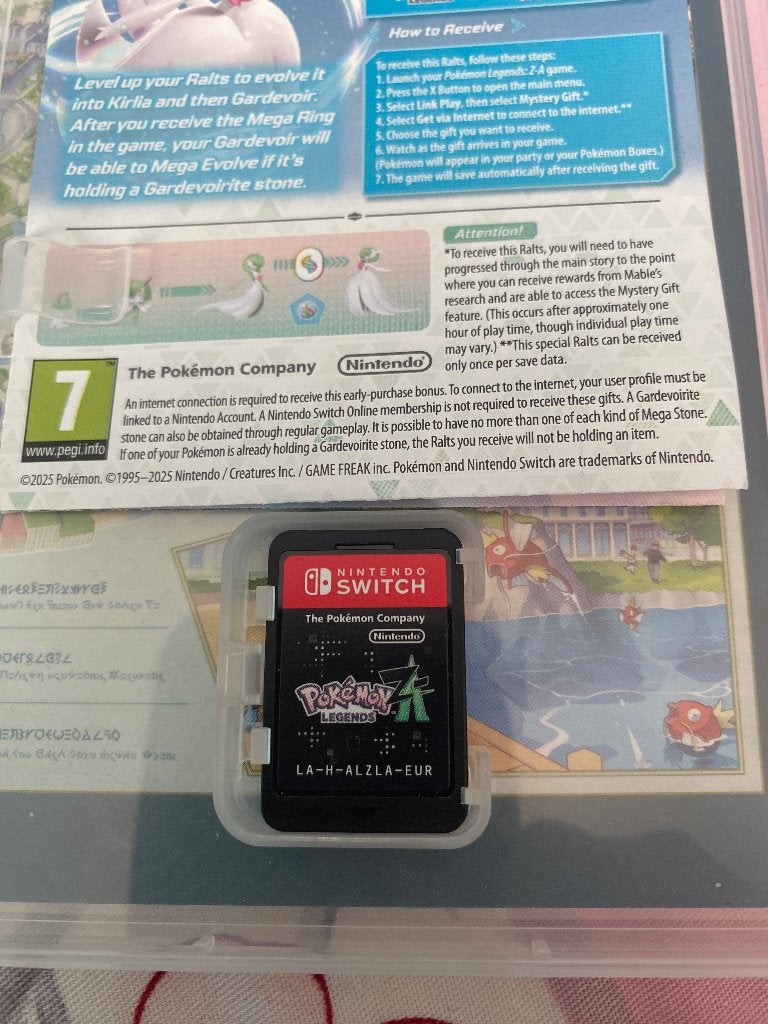 Pokémon Legends Z-A voor Nintendo Switch Ruilen voor Scarlet, Games en Spelcomputers, Online, 1 speler, Zo goed als nieuw, Vanaf 7 jaar