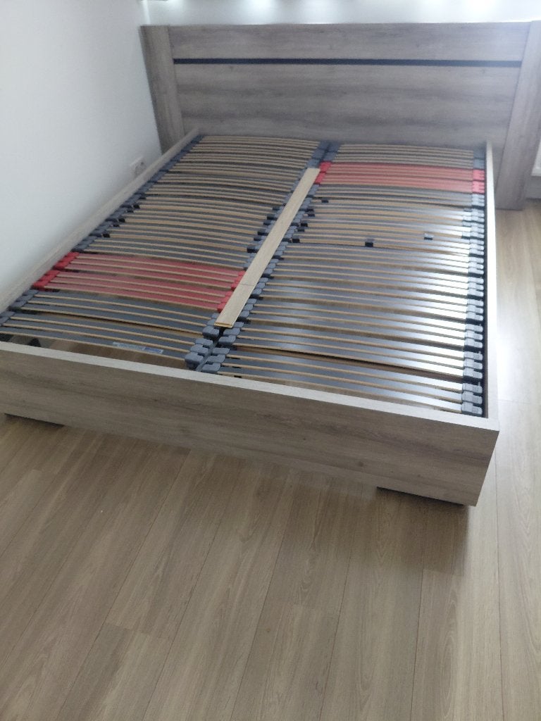 Bed, Huis en Inrichting, Slaapkamer | Bedden, Ophalen, Zo goed als nieuw, Tweepersoons
