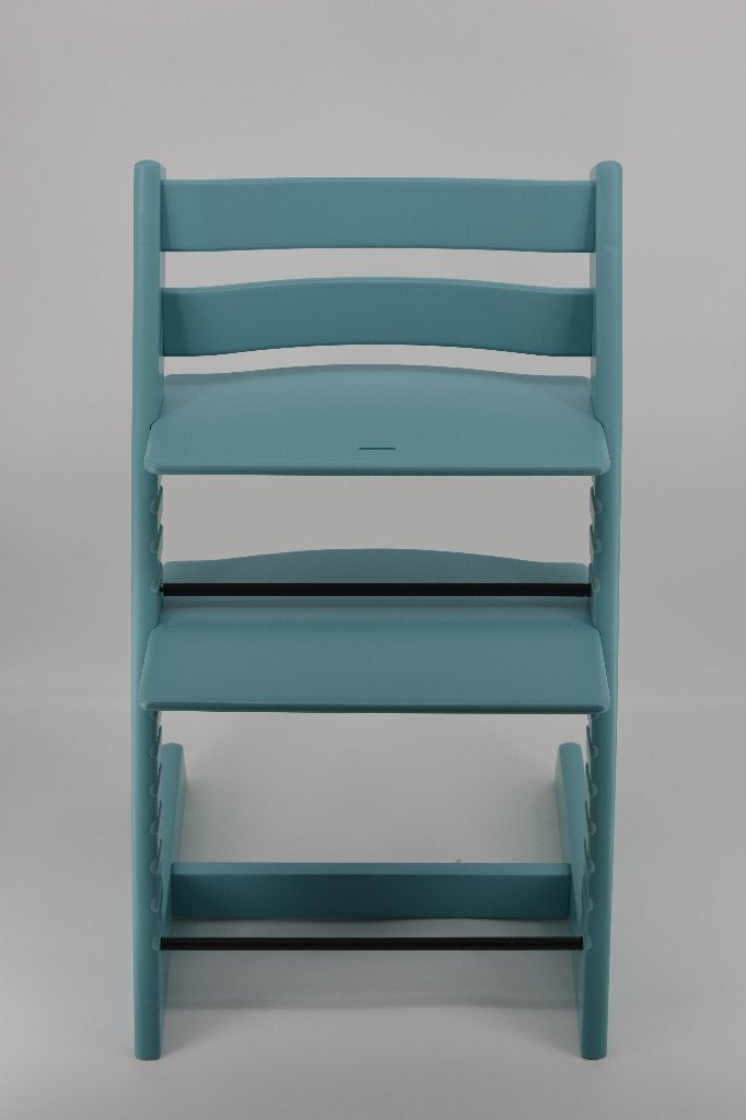 Stokke Tripp Trapp Tourqoise – Trip Trap Refurbished, Kinderen en Baby's, Ophalen of Verzenden, Gebruikt, Meegroeistoel, Aanschuifbaar