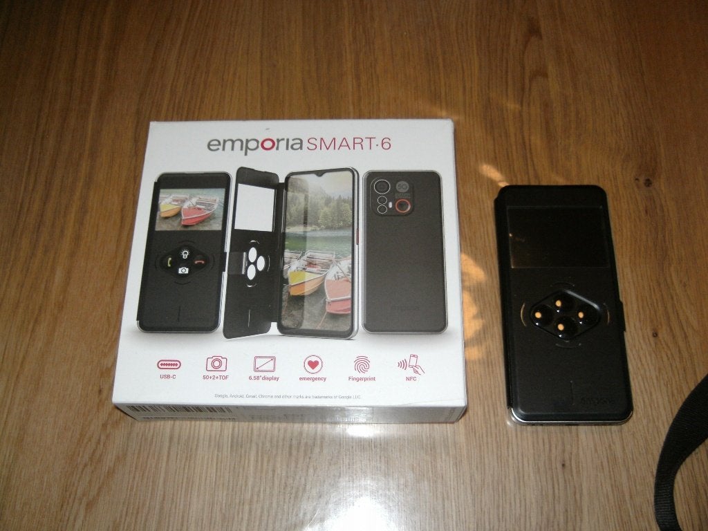 emporia e6 smart  nieuw, Telecommunicatie, Ophalen, Zwart, Touchscreen, Nieuw