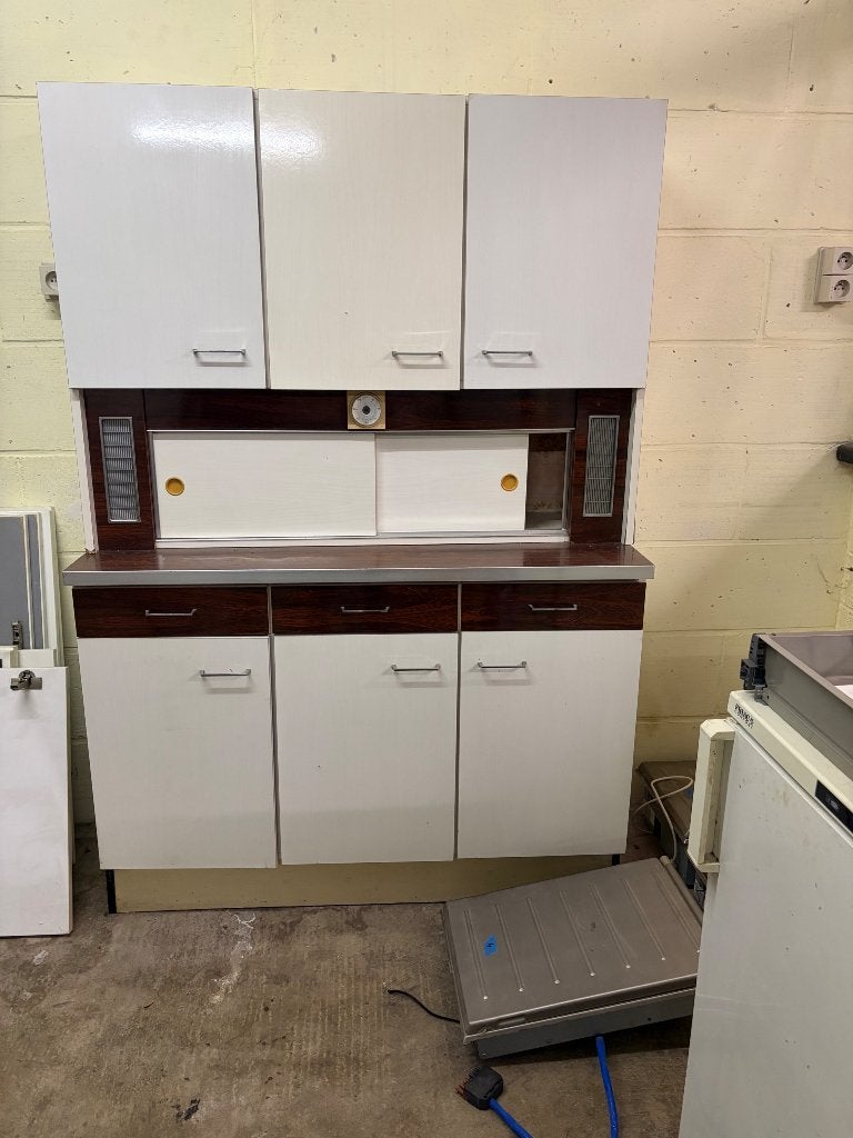 Armoire de cuisine, Maison & Meubles, 25 à 50 cm, 100 à 150 cm, Utilisé, Crème