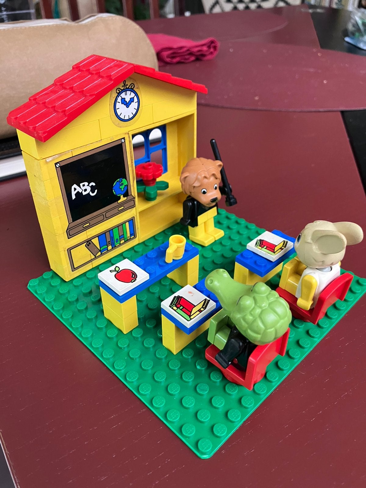 Lego Fabuland Lionel lion’s classroom 3647, Ophalen, Gebruikt, Lego, Complete set