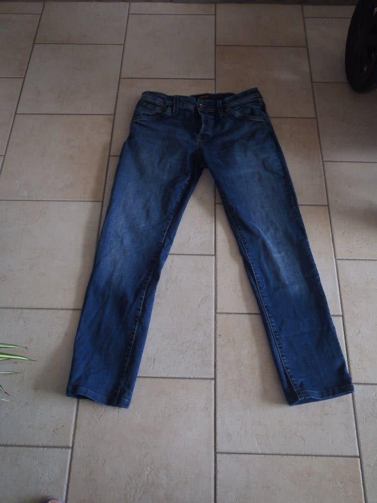 Jack & Jones blauwe jeans maat 32/34, Kleding | Heren, Ophalen of Verzenden, Zo goed als nieuw, Blauw, Jack & Jones
