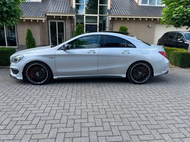 Mercedes-Benz CLA-klasse AMG 45 4MATIC PANO LEDER BI XENON N, Auto's, Automaat, Gebruikt, 360 pk, Start-stop-systeem