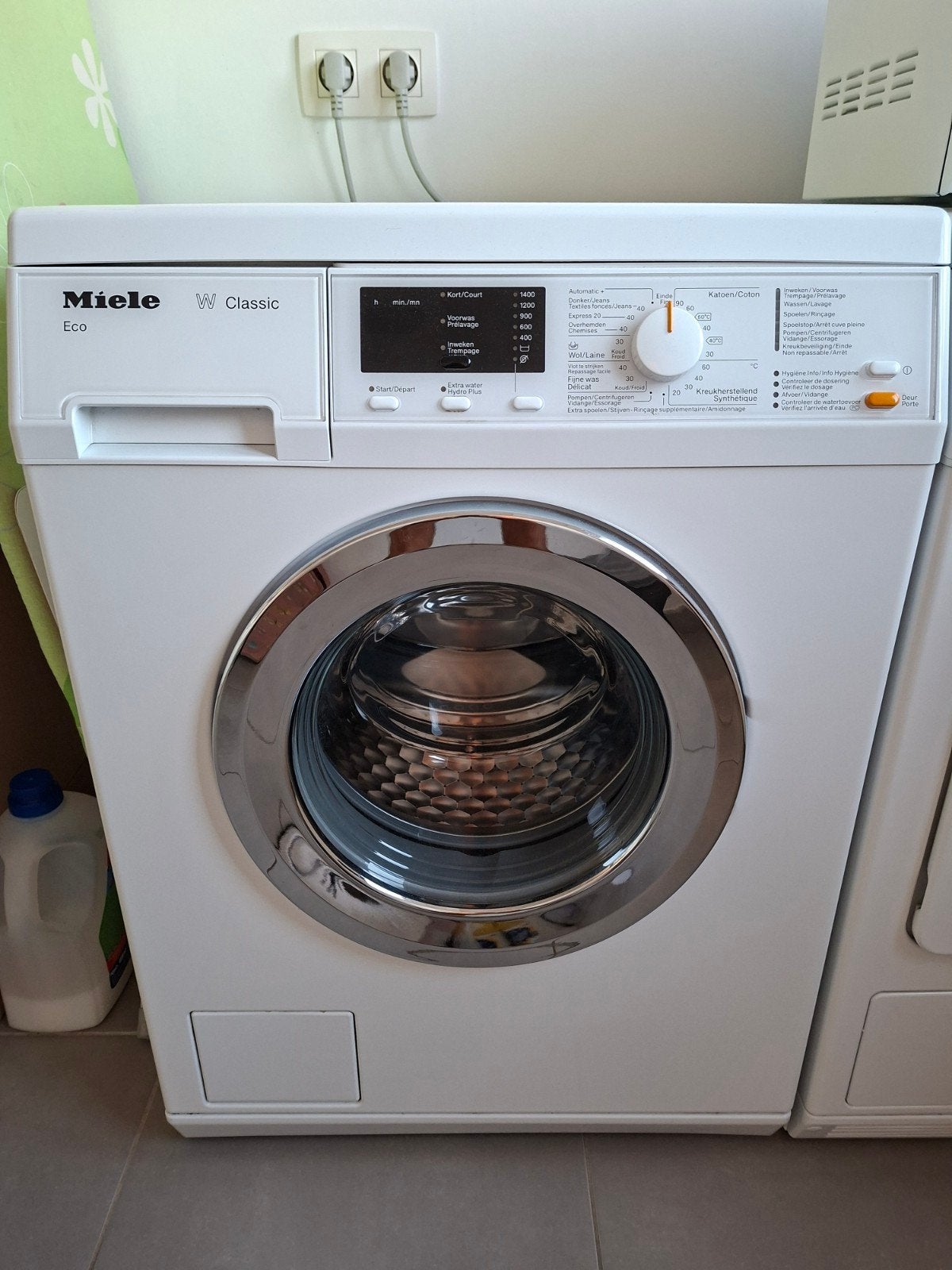 Wasmachine MIELE, Ophalen, Minder dan 85 cm, Energieklasse A of zuiniger, Zo goed als nieuw