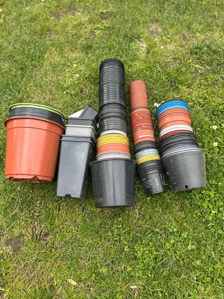 Plastiek potten / plantpotten, Enlèvement, Comme neuf