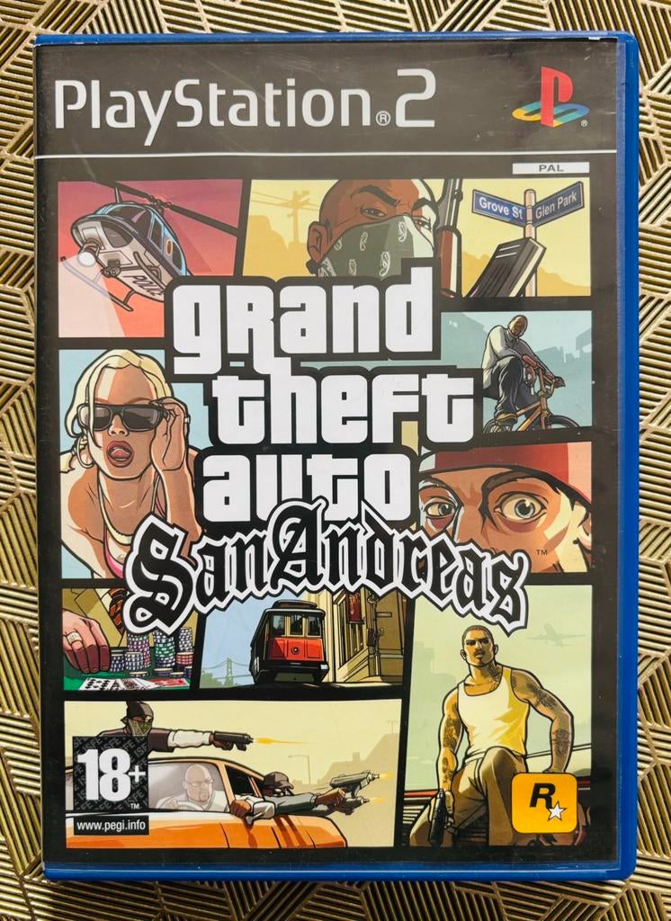 Grand Theft Auto San Andreas PS2, Ophalen of Verzenden, Gebruikt