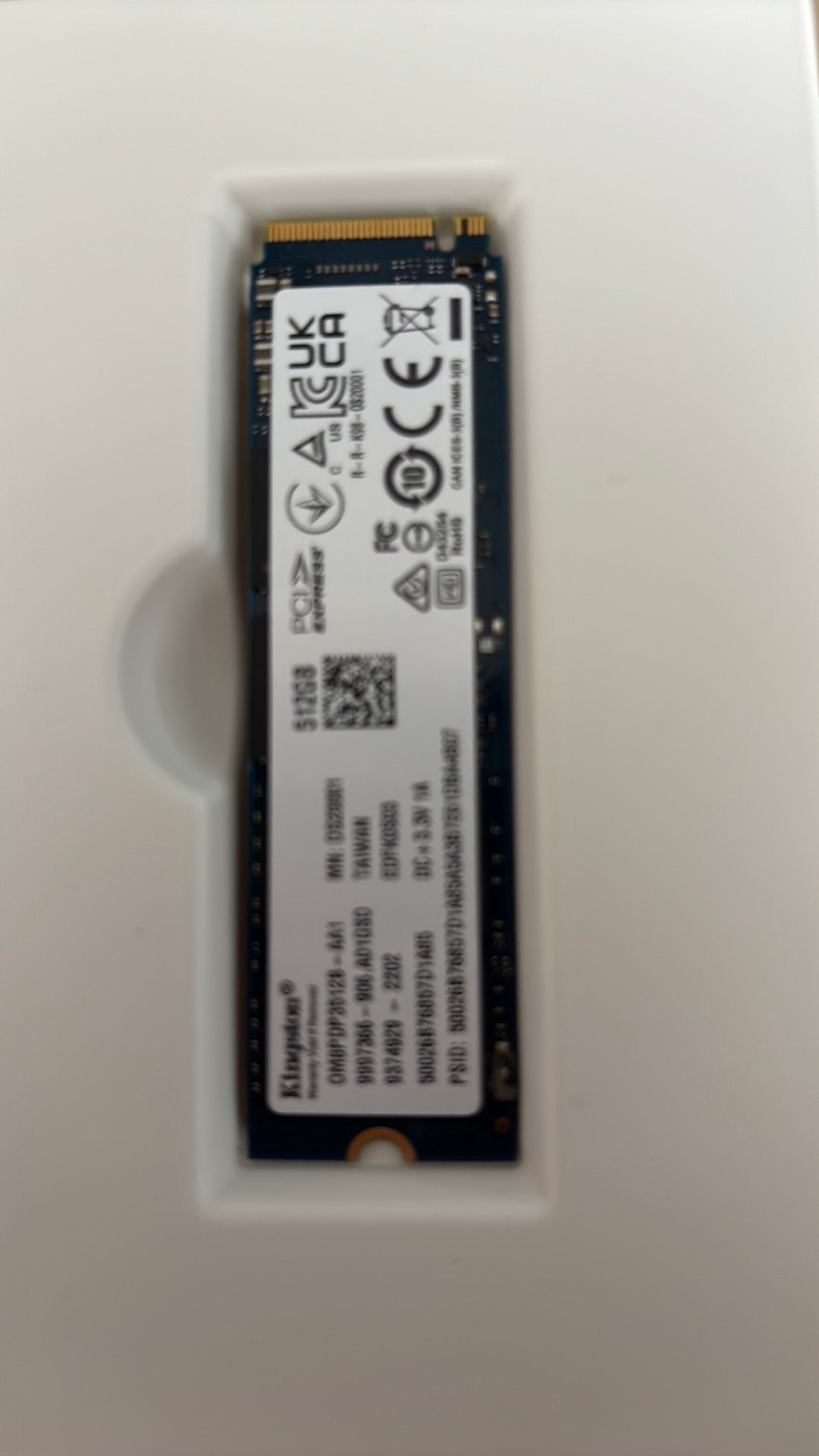 Intern geheugen 512 GB, Computers en Software, Harde schijven, Ophalen, Zo goed als nieuw, Intern