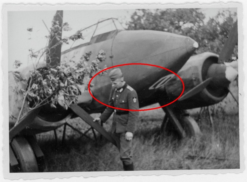 orig. foto - buitgemaakt Frans vliegtuig - Potez 630 ? - WO2, Verzenden, Luchtmacht, Foto of Poster