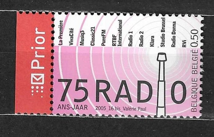 België OPC 3415  75 Jaar radio **, Ophalen of Verzenden, Postfris, Postfris