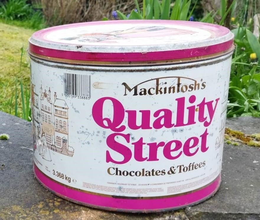 Lot 5 Boîtes Métalliques Quality Street  Vintage, Collections, Enlèvement