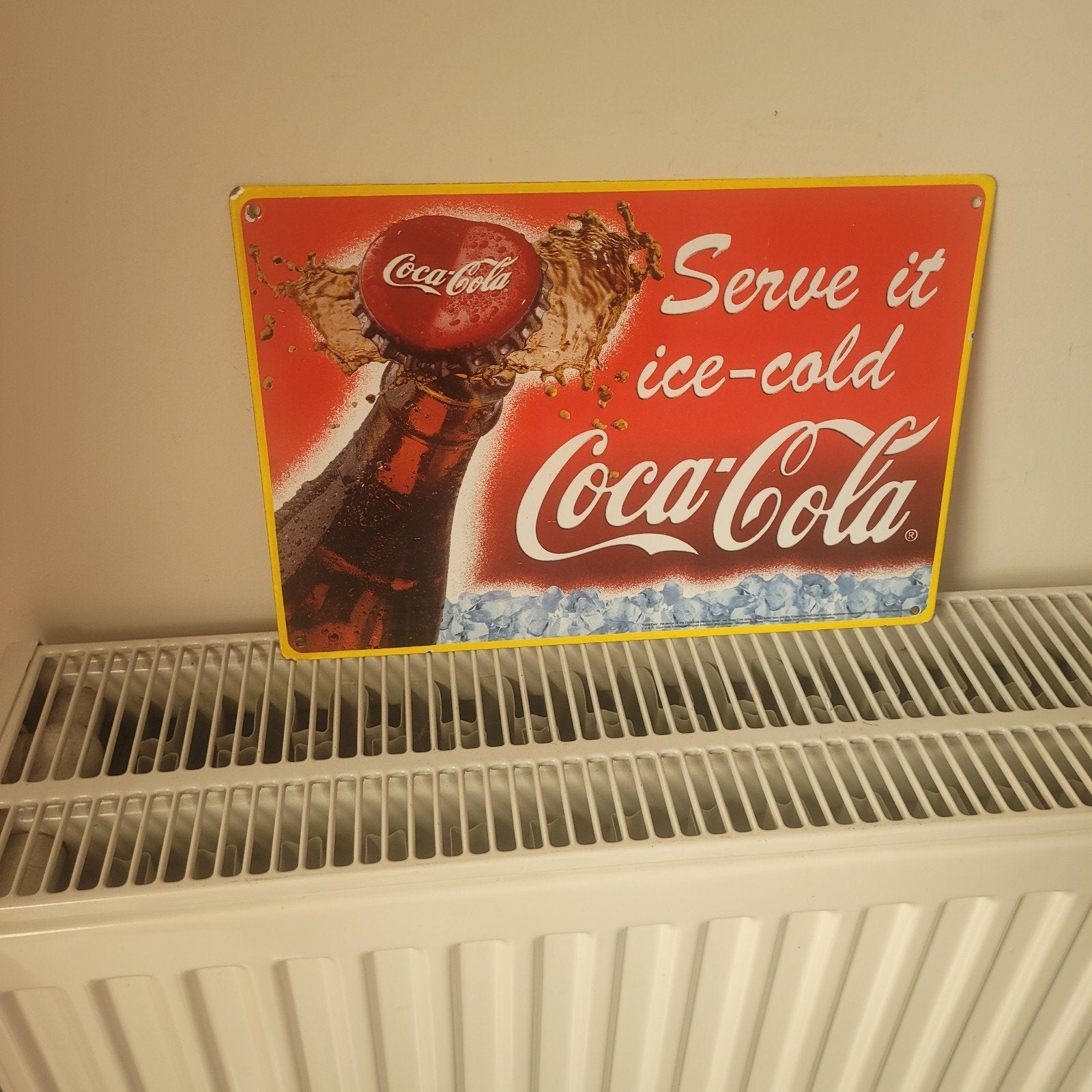 klein emaille bordje van Coca-Cola, Verzamelen