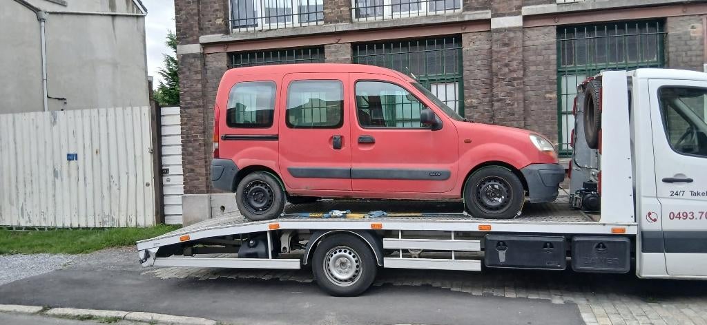 Dépannage voiture La Louvière, Mons, Charleroi, Enlèvement