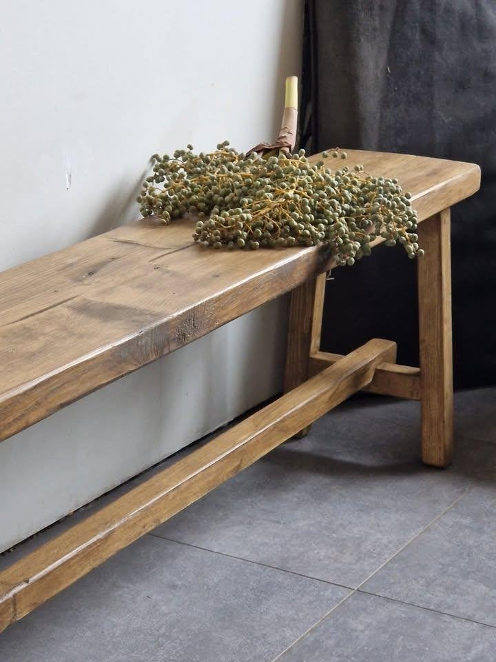 Hal/zitbank op maat, Ophalen, Nieuw, Hout